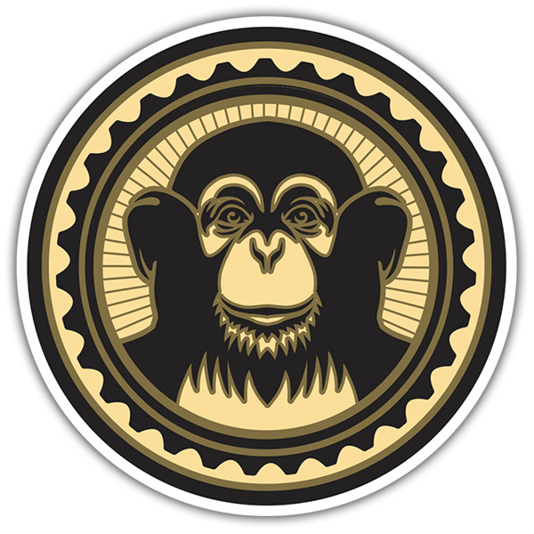 Car & Motorbike Stickers: Monkey - The Black Eyed Peas