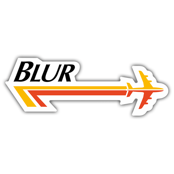 Car & Motorbike Stickers: Blur