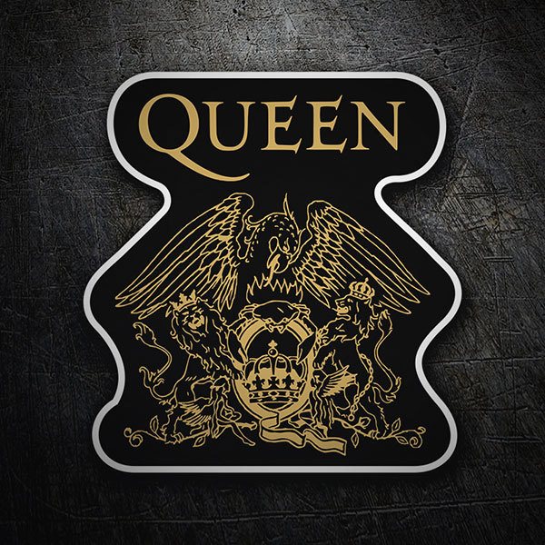 Car & Motorbike Stickers: Queen Logo