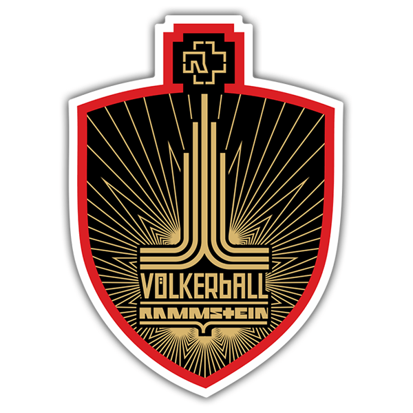 Car & Motorbike Stickers: Rammstein - Völkerball