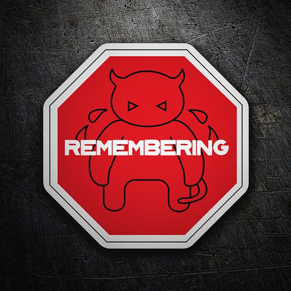 Car & Motorbike Stickers: Radiohead Remembering