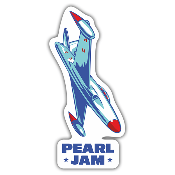 Car & Motorbike Stickers: Pearl Jam Airplane