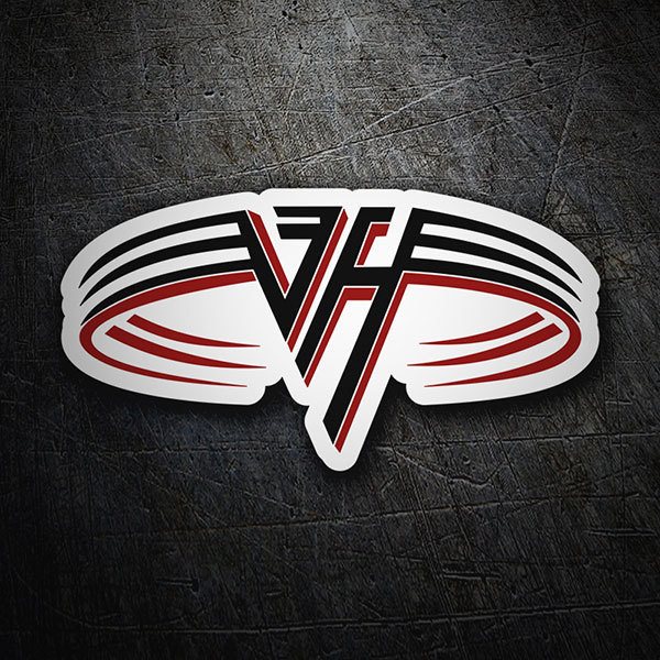 Decal Music Band Album Art SE159 Van Halen Space Logo STICKER 