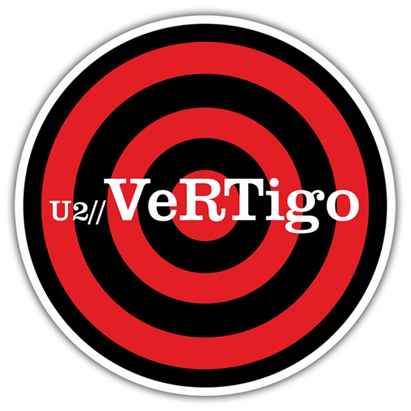 Car & Motorbike Stickers: U2 - Vertigo