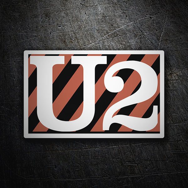 Car & Motorbike Stickers: U2