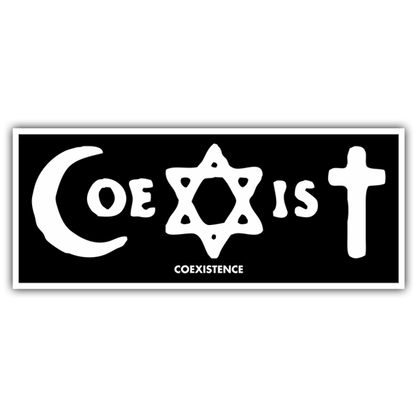 Car & Motorbike Stickers: U2 - Coexistence