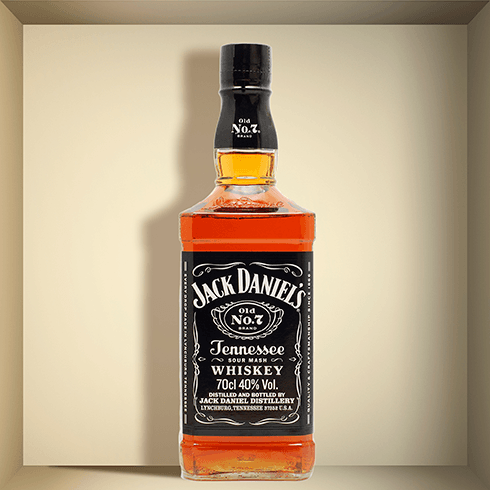 Wall Stickers: Bottle of Jack Daniels niche