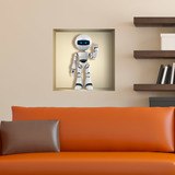 Wall Stickers: Niche with robot 3