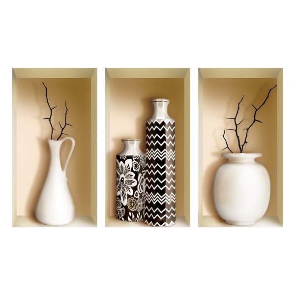 Wall Stickers: Niche Vases