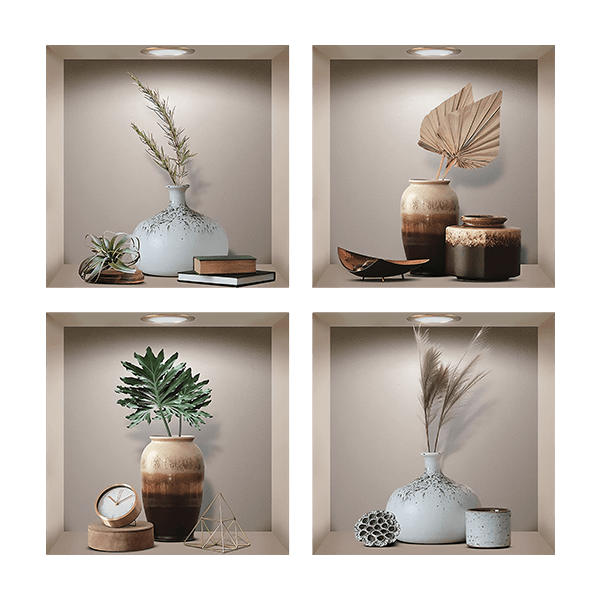 Wall Stickers: Niche Vases II