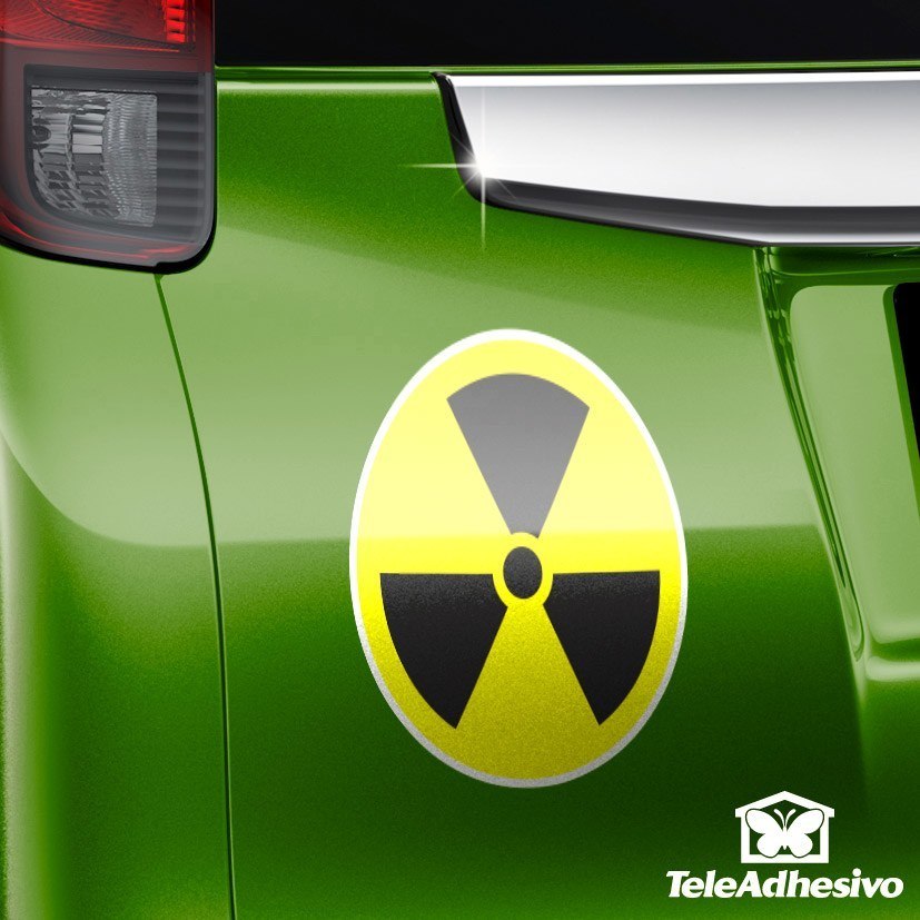 Car & Motorbike Stickers: Radioactivity