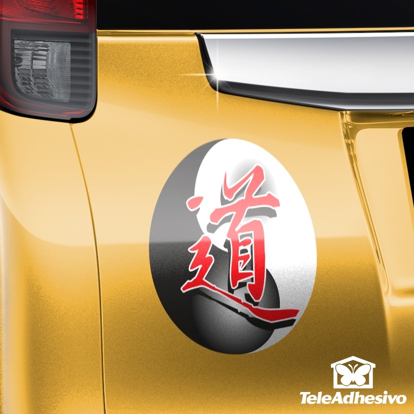 Car & Motorbike Stickers: Yin and Yang
