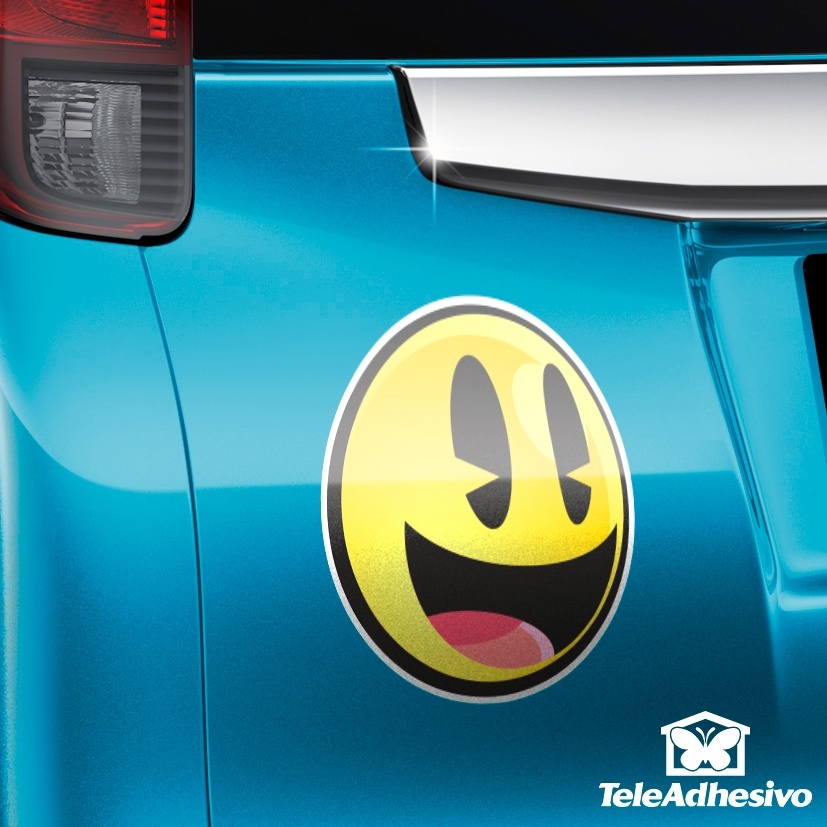 Car & Motorbike Stickers: Smile