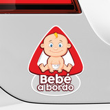 Car & Motorbike Stickers: Baby on board in Spanish 5