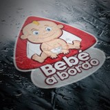 Car & Motorbike Stickers: Baby on board in Spanish 6