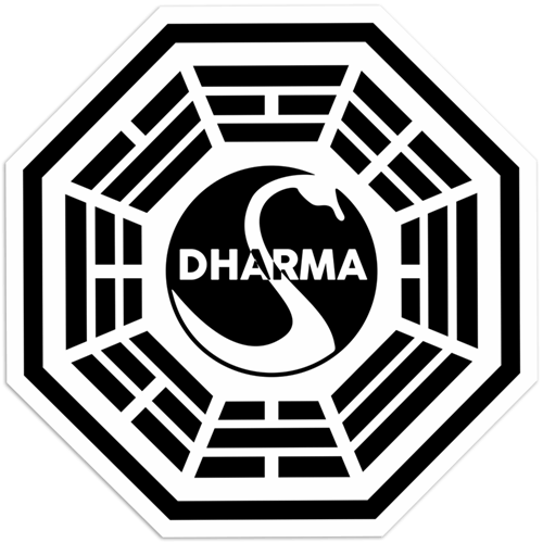 Car & Motorbike Stickers: Dharma Initiative, Lost