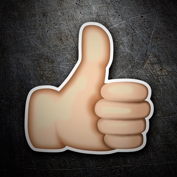 Car & Motorbike Stickers: Thumbs Up Sign