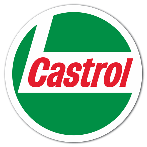 Car & Motorbike Stickers: Castrol 7