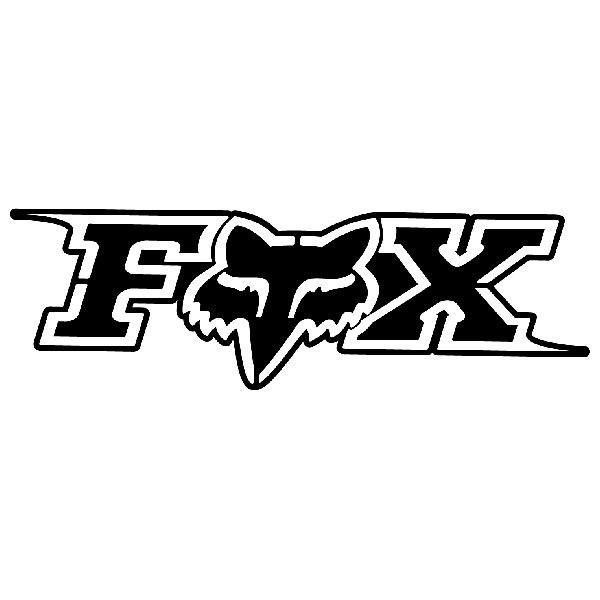 Car & Motorbike Stickers: Fox logo 2