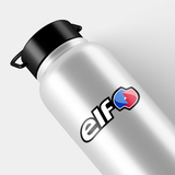 Car & Motorbike Stickers: Number 5 ELF 5