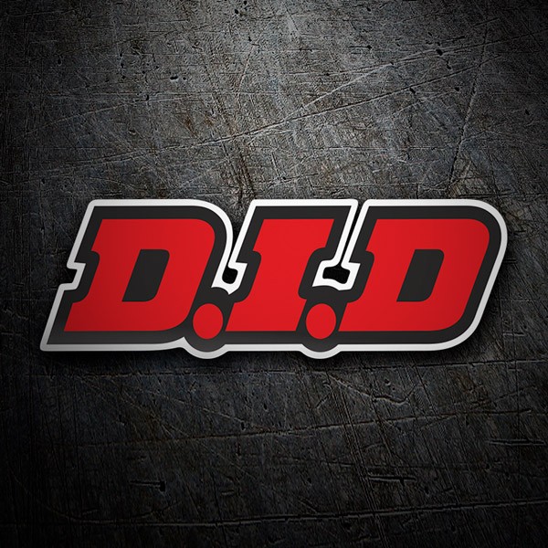 Car & Motorbike Stickers: D.I.D Color Logo