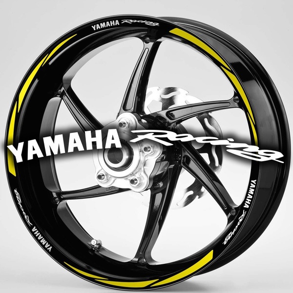 Car & Motorbike Stickers: MotoGP Yamaha Racing rim stripes