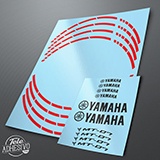 Car & Motorbike Stickers: MotoGP Yamaha MT 07 rim stripes 2