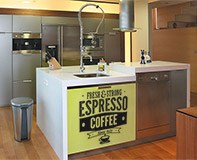 Wall Stickers: Fresh & Strong Espresso Coffee 6