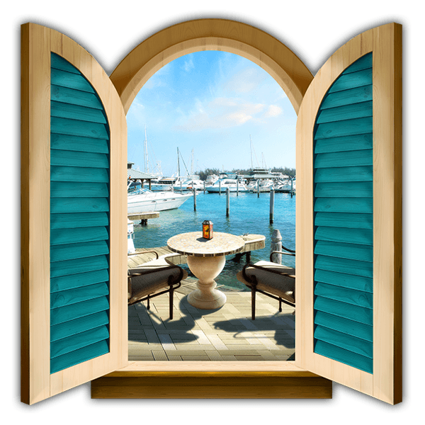 Wall Stickers: Window Leisure port