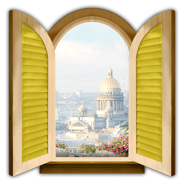 Wall Stickers: Window St. Petersburg