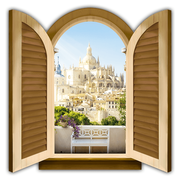 Wall Stickers: Window Segovia Cathedral