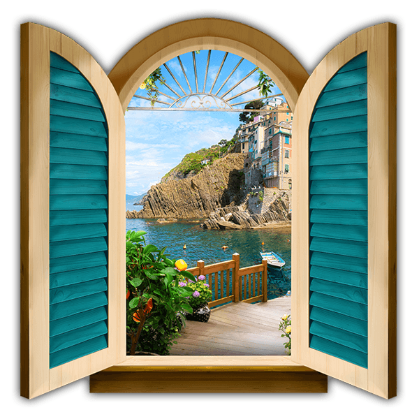 Wall Stickers: Window to Riomaggiore