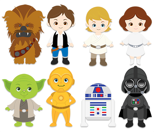 Stickers for Kids: Star Wars Kit