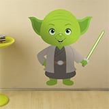 Stickers for Kids: Yoda 3