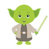 Stickers for Kids: Yoda 6