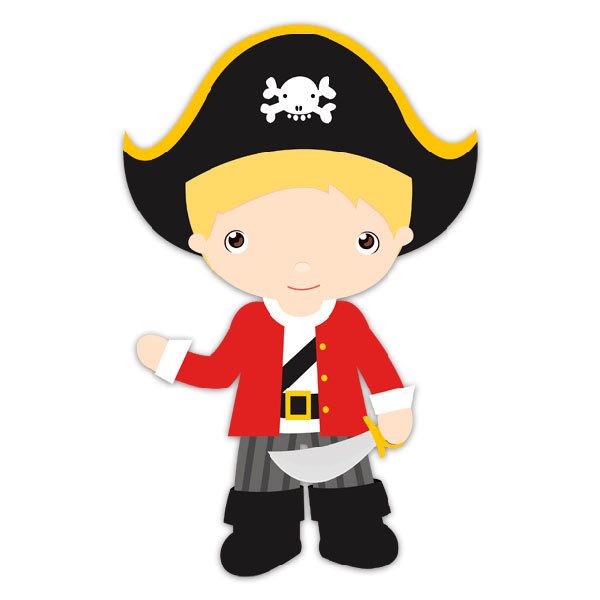 Stickers for Kids: Blond captain