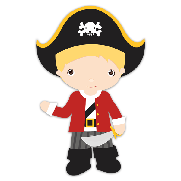 Stickers for Kids: Blond captain