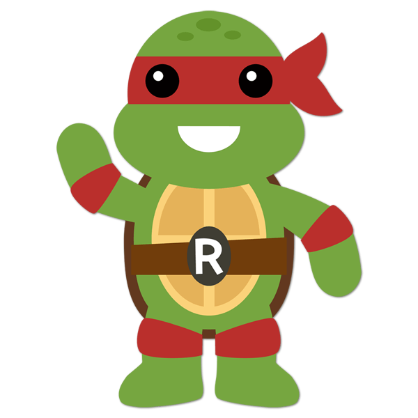 Stickers for Kids: Ninja turtle Rafhael