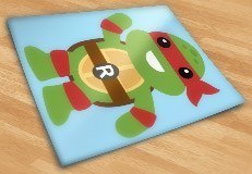 Stickers for Kids: Ninja turtle Rafhael 5