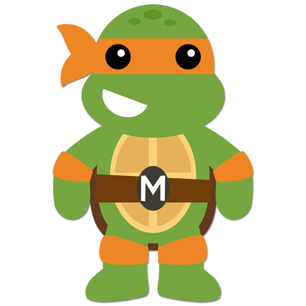 Stickers for Kids: Michelangelo Ninja Turtle