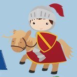 Stickers for Kids: Red Knight 3