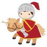 Stickers for Kids: Red Knight 6