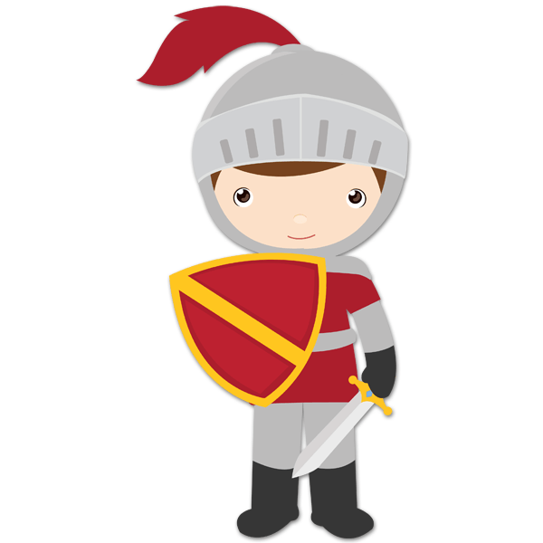 Stickers for Kids: Garnet knight