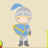 Stickers for Kids: Blue knight 3