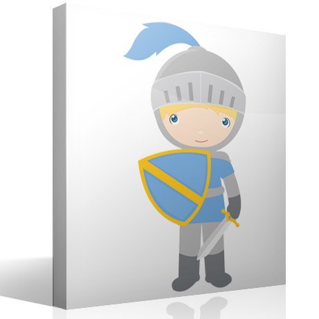 Stickers for Kids: Blue knight