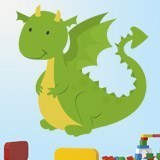 Stickers for Kids: Dragon  3