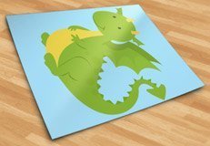 Stickers for Kids: Dragon  5