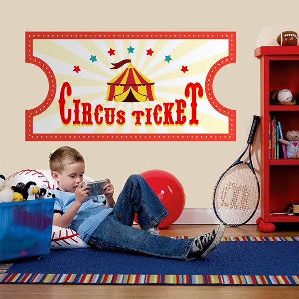 Stickers for Kids: Circus Ticket 4