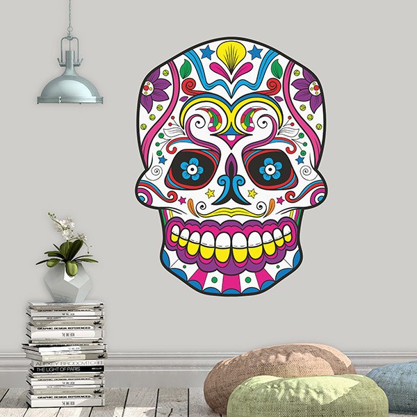Wall Stickers: Mexican Skull of Chespirito