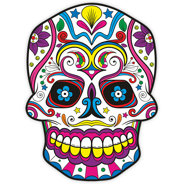 Wall Stickers: Mexican Skull of Chespirito